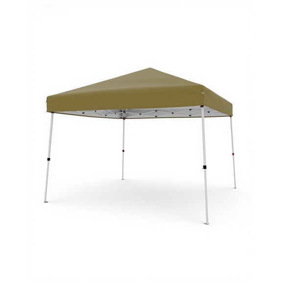 Canopy Tent, 10X10 FT Pop Up Canopy Outdoor Instant Tent Slant Legs with Carrying Bag, Portable Gazebo Shelter for Patio Deck Garden Beach - 8X8 FT Canopy Cover,Khaki