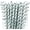 Black Polka Dot, variant on Heavy-Duty 4-Ply Paper Drinking Straws – Long-Lasting, Biodegradable, Compostable (Gold Foil, 150-Count)