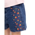 thumbnail image 3 of Strawberry Shortcake Girls Graphic Print Denim Shorts, Sizes 4-16, 3 of 9