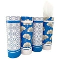 thumbnail image 1 of Soporte para pañuelos de coche Winoo Design con pañuelos faciales, paquete de 4 unidades, azul, 1 of 7