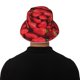 thumbnail image 5 of Fotbe Strawberry Red Sombrero Tipo Pescador con Estampado – Sombrero de Sol de Algodón de Moda para Playa, Golf, Pesca, 5 of 6
