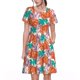 thumbnail image 1 of Disketp Hawaiian Style para Vestido de Manga Corta para Mujeres, Vestidos de Verano para Mujeres, Casual y Holgado para la Playa, 1 of 6