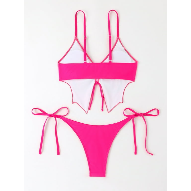 New Women Butterfly Bikinis Set Sexy Y2k Swimsuit Younth Girls
