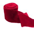 thumbnail image 1 of CAIROYAR 1,5 yardas/rollo de cinta de terciopelo deshilachada de 4 cm hecha a mano para ramo de flores de fiesta de boda, regalo para decoraciones navideñas Y9B9 Embalaje, 1 of 7