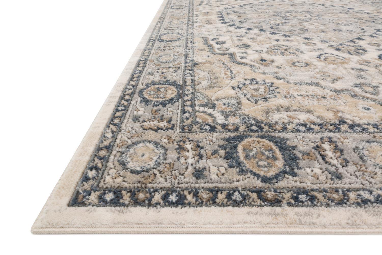 Loloi Teagan Natural / Lt. Grey 9'-9" x 13'-6" Area Rug