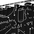 thumbnail image 3 of Math Equations Physics Formulas Black Pattern Shower Curtain 72"x72" ,Bathroom Decorative Shower Curtains Set with 12 Hooks,Modern Waterproof Washable Shower Curtain, 3 of 6