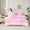 Pink B, variant on Manfei Letter A Monogrammed 7-Piece Twin Bedding Sets,Pink Sparking Print Bedding Comforter Set,Cute Bow Bowtie Sheet Sets For Child,Microfiber Room Decorative Reversible