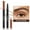Ash Brown, variant on Mcolor Microblading Eyebrow Pen - Eyebrow Pencil Magical Upgraded Eye Brow Pencils for Women with 4 Fork Tip & Spoolie Brush for Natural-Looking Hair-Like Defined Brows, Last All-Day, Black