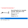 thumbnail image 2 of Rear Left Sway Bar Link - Compatible with 2000 - 2008 Jaguar S-Type 2001 2002 2003 2004 2005 2006 2007, 2 of 2