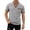 M10-Grey, variant on Ulitacool Mens T Shirts Plaid Pattern Shirt With Pocket Short Sleeve Tops Relax Fit Clothes Black