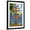 Black Frame, variant on Art.com Lake Winnipesaukee, New Hampshire - Signpost Destinations Art Print by Lantern Press, Brown Frame Wall Art, 21" x 29"