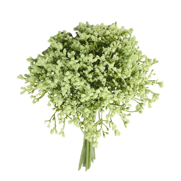 Artificial Flowers Bulk, Tyeign Artificial 12Pcs Babys Breath Artificial Flowers for Decoration Gypsophila Bouquet for Flower Arrangement Light Artificial Flowers for Outdoors Hanging Basket Green