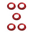 thumbnail image 2 of stanreset 5M Line Car Interior Decor Strip Red Point Edge Gap Door Panel Accessories TrimM red 5Set, 2 of 6