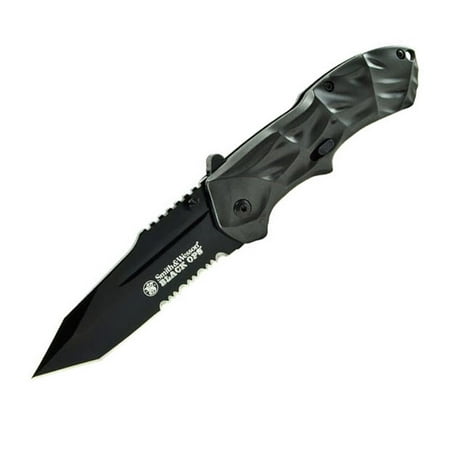 Smith & Wesson 3rd Gen Black Ops Serrated Tanto M.A.G.I.C. Assisted Knife