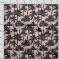 thumbnail image 4 of oneOone Cotton Cambric Light Pink Fabric Coconut Tree & Leaf Sewing Craft Projects Fabric Prints By Yard 56 Inch Wide, 4 of 6