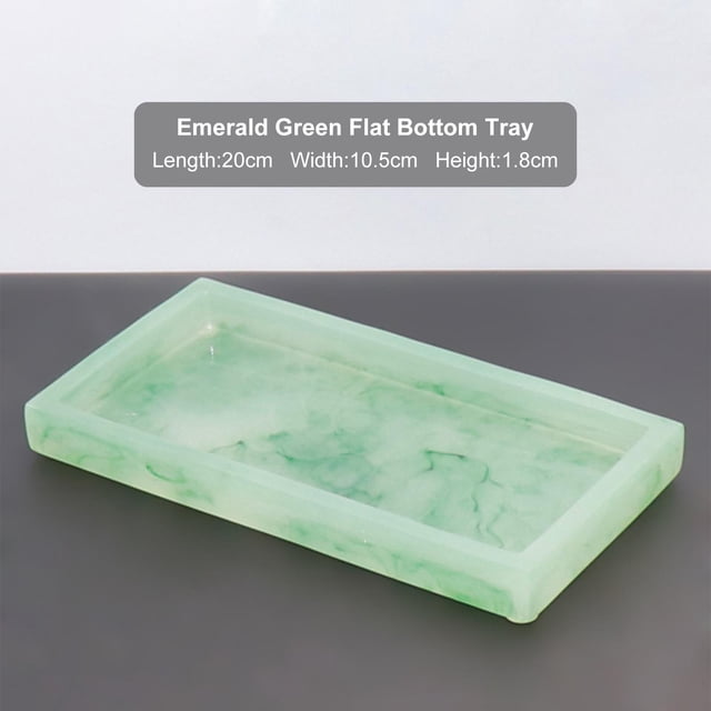 Bandeja de baño perfecl Jade verde para encimera