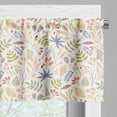 thumbnail image 3 of Ambesonne Botanical Window Valance, Soft Berry Spring Growth, 54" X 18", Eggshell and Multicolor, 3 of 5