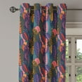 thumbnail image 3 of Ambesonne Grommet Curtain, , 50"x96", Coral Multicolor, 3 of 5