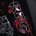thumbnail image 5 of Men's Civil Regime  Black Penta Zero Miedo Full-Zip Hoodie, 5 of 7