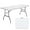 White, variant on Goplus Folding Tables, 6ft Foldable Plastic Card Table, Portable Heavy Duty Fold Up Table w/Handle, White Outdoor Utility Folding Table for Picnic, Party, Dining, Camping, Beach, BBQ, No Assembly