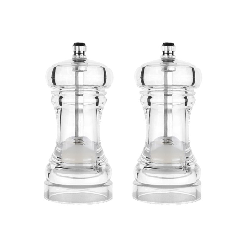 Hi.FANCY ceramic core pepper grinding tool,transparent manual pepper  grinder,acrylic pepper crusher,multifunctional cruet,pepper grinder 