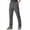 Gray, variant on BiZtdJrK Mens Classic Fit Golf Pants Solid Casual Button Front Dress Pants Resistant Straight Leg Slacks with Pockets Dark Blue XXL