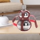 thumbnail image 2 of Frasco de cadera con forma de calabaza, funda de cuero, capacidad de 50000 ml y 2500 ml, ideal para exteriores. 1.5L de plata, 2 of 9