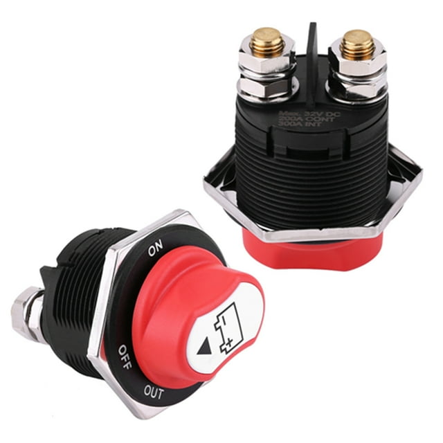Battery Isolator Switch,Max 32V DC 200A Race Rally Switch Battery Switch Smooth Operation