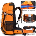 thumbnail image 3 of 60 L Sac à Dos de Voyage Randonnée Camping avec Housse de Pluie, Sac à Dos Résistant à l'Eau, Sac à Dos d'Escalade pour Hommes Femmes, 3 of 6