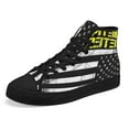 thumbnail image 6 of Vietnam Veterans High Top Canvas Shoes Sneakers Black Size 11, 6 of 7