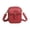 🎈Red_New#3138, variant on Vintage Leather Mini Messenger Bag Crossbody Purse for Men and Women, Double Compartment Large Capacity Small Shoulder Bag with Card Slots and Anti-Theft Zipper for Travel and Everyday Use