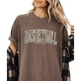thumbnail image 2 of Basketball Mama Shirt - Trendy Camo Sports Parent Graphic Tee - Camouflage T-Shirt for Mom Espresso Shirt Adult 2XL, 2 of 7