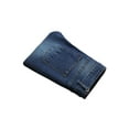 thumbnail image 3 of Seyurigaoka Men Casual Jeans Solid Color Long Trousers with Broken Holes, 3 of 9
