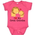 thumbnail image 3 of Inktastic I Love My Great Grandpa Boys or Girls Baby Bodysuit, 3 of 5