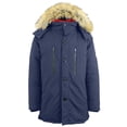 thumbnail image 2 of Men's Hevayweight Double Layer Hooded Long Parka Jacket, 2 of 4