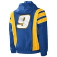thumbnail image 3 of Men's Starter Royal/Yellow Chase Elliott Impact Half-Snap Pullover Jacket, 3 of 3
