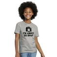 thumbnail image 4 of Im About Snap Funny Photography Pun Crewneck T Shirts Boy Girl Teen Brisco Brands XS, 4 of 6