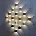 thumbnail image 2 of Luces LED de pared Zulema apliques de lámpara de pared Up Down 12 W luz Blanca para interior y exterior, 2 of 7