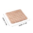 thumbnail image 3 of Btomtd Cotton Seat Cushion for Dining Table Chairs Office Chair Pad Home Use Comfort Breathable Soft Cushion for Daily Use - 17.71x17.71 inch, Brown, 3 of 5