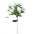 thumbnail image 6 of Joernso Rose Flower Garden Lamp with Light Sensor Auto ON/OFF 7 Heads Waterproof No Wiring Required Solar Powered Flower Light Decor, 6 of 8