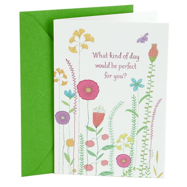 Hallmark Birthday Card (Perfect Day for You)