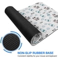 thumbnail image 6 of Long Mouse Pads for Desk,White Cow Milk Cloud Pattern Desk Mats on Top Of Desks, Desk Mouse Pad Extra Large with 3mm Non-Slip Base and Stitched Edge for Gaming,Office,Work,Home 47.3"x23.6", 6 of 6