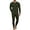 Olive Green, variant on MINTREUS Thermal Underwear for Men Long Johns with Fleece Lined, Base Layer Men Cold Weather Top Bottom