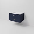 thumbnail image 6 of Castor 30 in W Blue Single Bath Vanity and White Quartz Top, 6 of 11