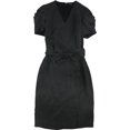 thumbnail image 1 of Ralph Lauren Womens Polka Dot Sheath Dress black 16, 1 of 1