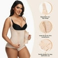 thumbnail image 5 of COMFREE Women Waist Trainer Bodysuit Tummy Control Corset Full Body Shaper Cincher Tank Top with Adjustable Straps, 5 of 6