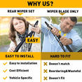 thumbnail image 6 of 16"+16" Rear Windshield Wiper Arm & Blade Set Compatible With Toyota SIENNA 2011-2021, 6 of 10