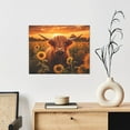 thumbnail image 6 of Lsque Vintage Sunflower Cow B Print Wall Art – Decorative Picture for Living Room, Bedroom, and Office (Horizontal), 6 of 6