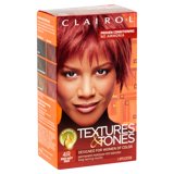 Clairol Professional Textures and Tones Hair Color, Red Hot Red, 1 Kit ...