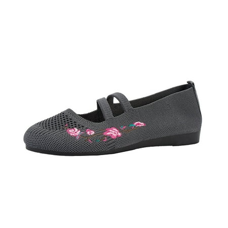 

Yindaity Slip Ladies Loafers For Women S Shoes Vulcanize Flat On Lace Women s Casual Shoes Casual Shoes Z03-Grey 9